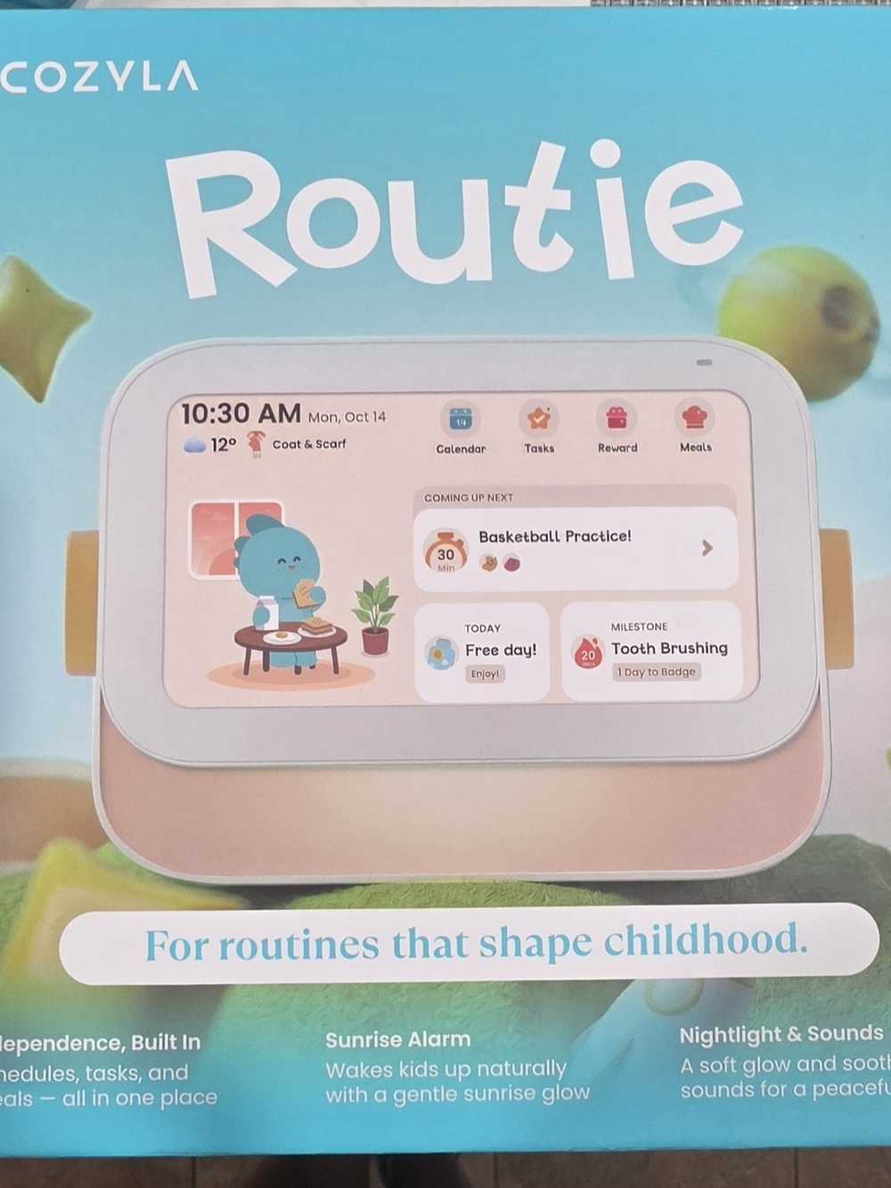 Cozyla Routie Kids Routine Display - Pink